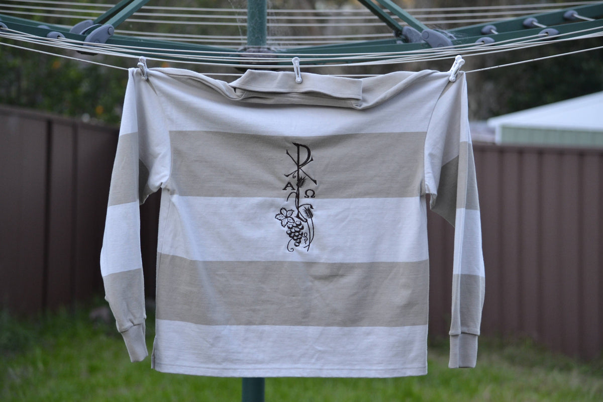 Chi Rho Embroidered Collared Jersey