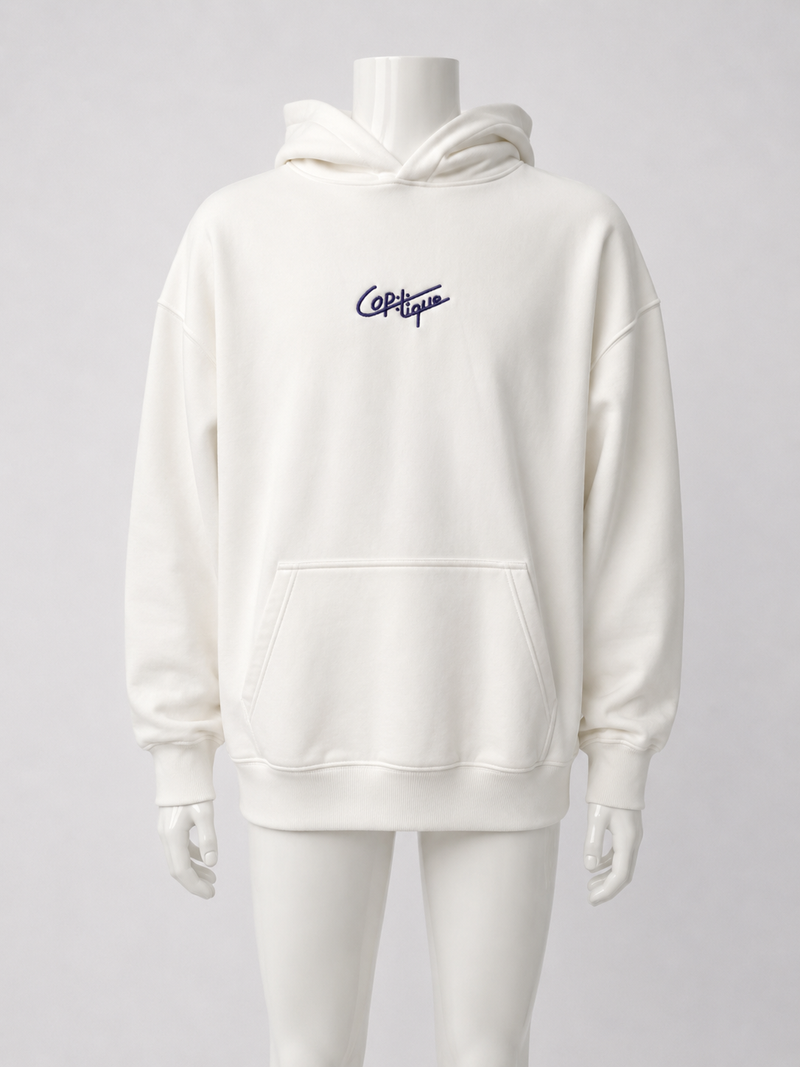White Woe of Judgement Hoodie