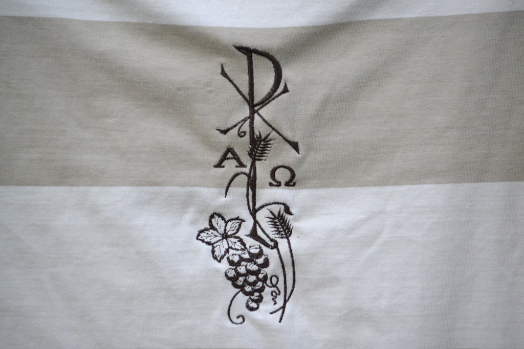 Chi Rho Embroidered Collared Jersey