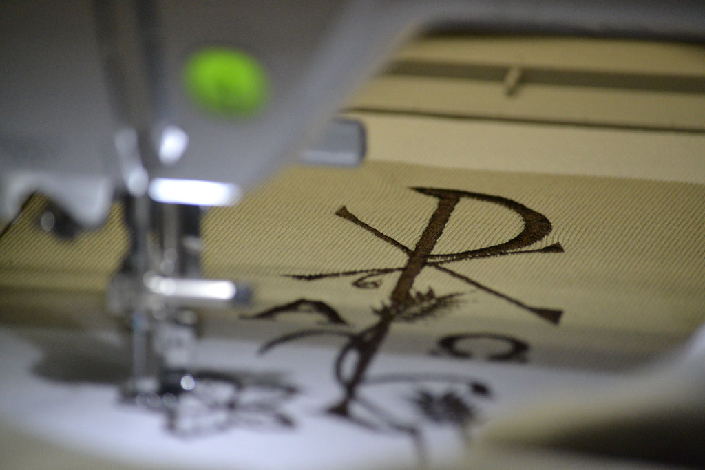 Chi Rho Embroidered Collared Jersey