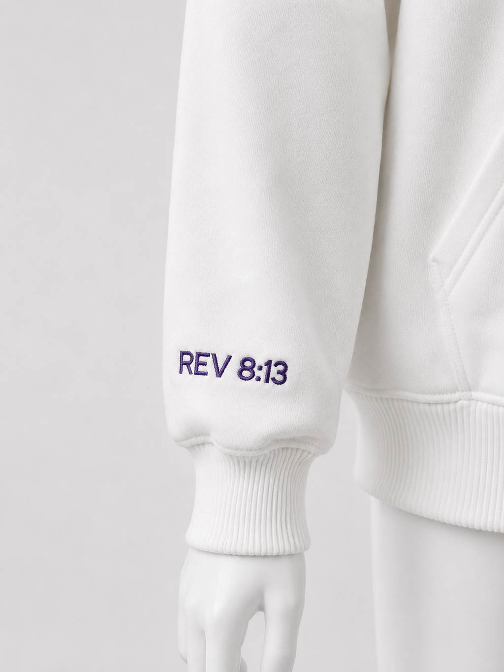 White Woe of Judgement Hoodie