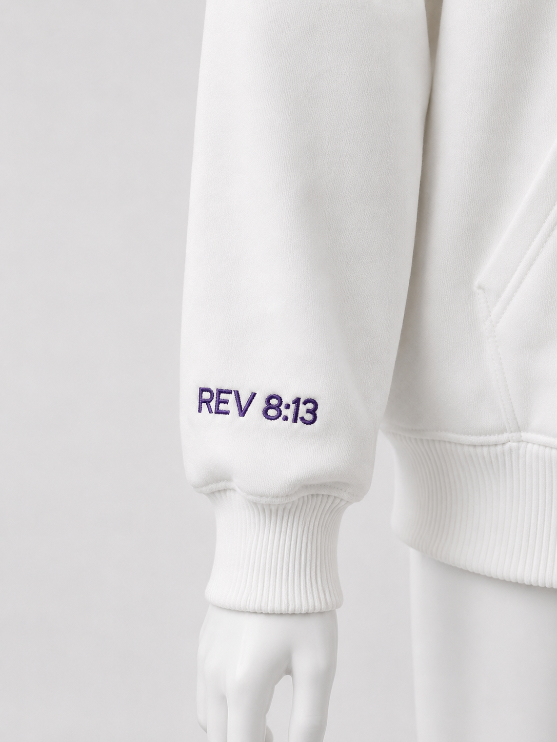White Woe of Judgement Hoodie