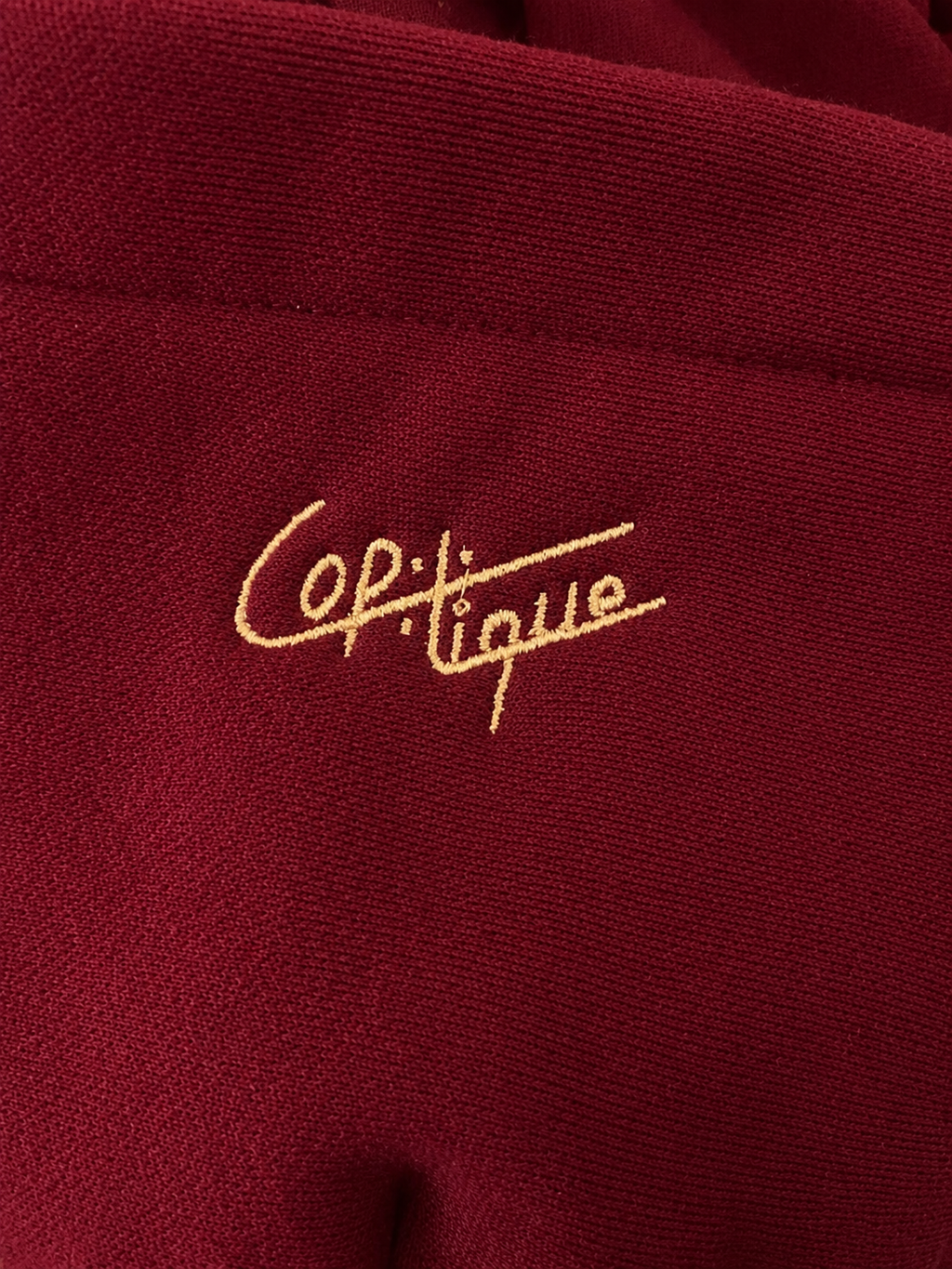 1:1 Chi Rho Embroidered Zip Hoodie