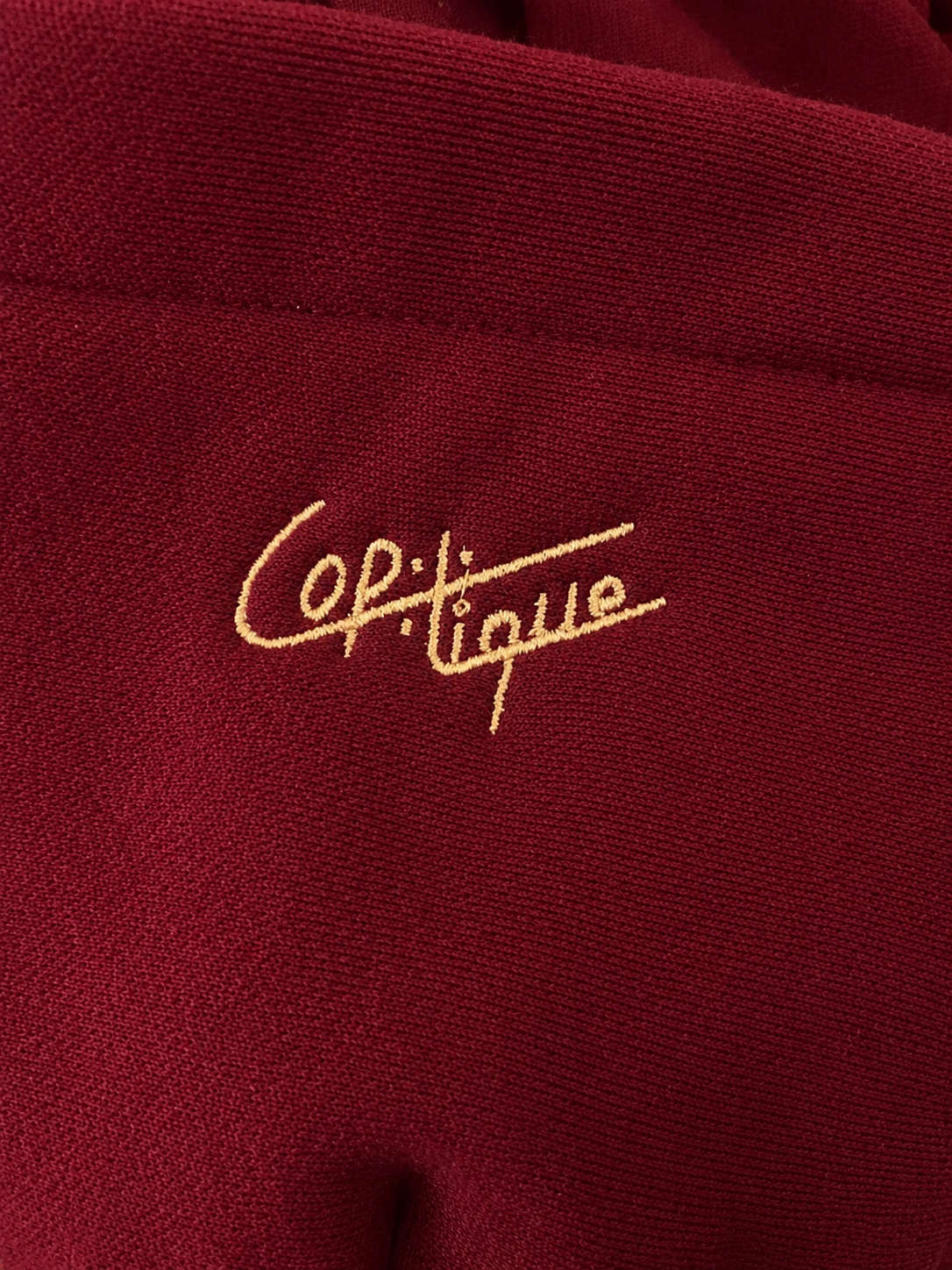 1:1 Chi Rho Embroidered Zip Hoodie
