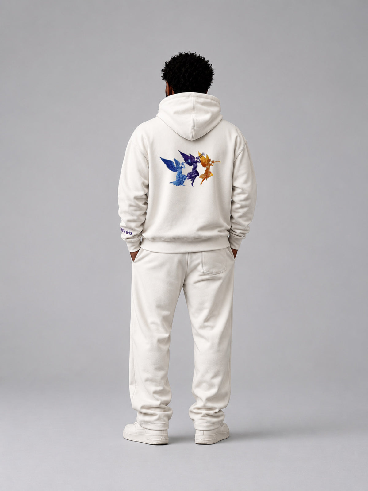 White Woe of Judgement Hoodie